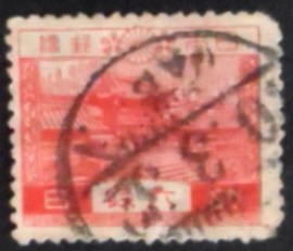 Selo postal Japão 1926 Yomei Gate