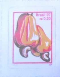 Selo postal regular emitido no Brasil em 1997 739 M