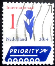 Selo postal da Holanda de 2014 Tulip