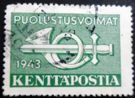 Selo postal da Finlândia de 1943 Army Postal Service