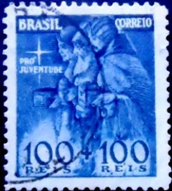 Selo comemorativo do Brasil de 1939 - C 146 U