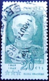 Selo Postal Comemorativo do Brasil de 1969 - C 643 U
