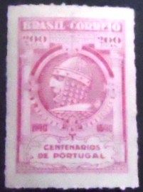 Selo postal do Brasil de 1940 D. Afonso Henriques