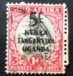 Selo postal da África Oriental Britânica de 1941 Caravels