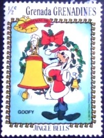 Selo postal de Grenada Grenadines de 1983 Goofy
