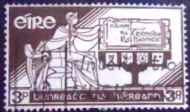 Selo postal da Irlanda de 1958 Constitution