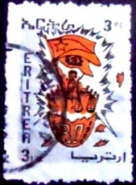 Selo postal da Eritréia de 1992 30 Years Of Struggle 2nd Issue