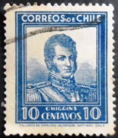 Selo postal do Chile de 1932 Bernardo O’Higgins