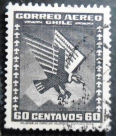 Selo postal do Chile de 1935 Condor