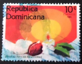 Selo postal da República Dominicana de 1985 Christmas 1985