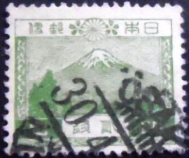 Selo postal do Japão de 1932 Mt Fuji 2