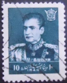 Selo postal do Iran de 1960 Mohammad Rezā Shāh Pahlavī 10