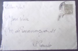 Envelope Circulado em 1936 entre Barretos x São Paulo