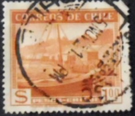 Selo postal do Chile de 1938 Calbuco