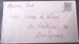 Envelope circulado em 1936 entre São Paulo x Araraquara
