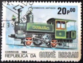 Selo postal da Guiné Bissau de 1984 Gurjao Nº 6