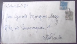 Envelope circulado em 1936 entre São Paulo x Araraquara 22