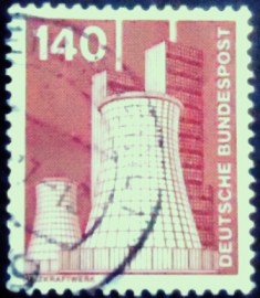 Selo postal da Alemanha de 1975 Power Station