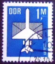 Selo postal da Alemanha de 1982 Aeroplane and Envelope 1