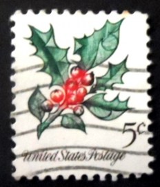 Selo postal dos Estados Unidos de 1964 Holly
