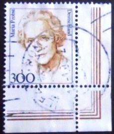 Selo postal da Alemanha de 1997 Maria Probst