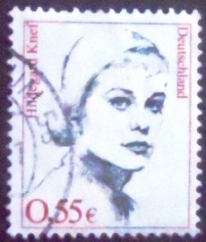 Selo postal da Alemanha de 2002 Hildegard Knef