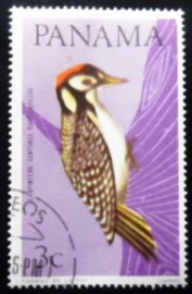 Selo postal do Panamá de 1965 Woodpecker