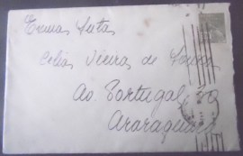 Envelope circulado em 1938 entre São Paulo x Araraquara