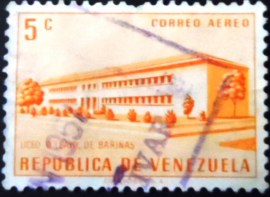 Selo postal da Venezuela de 1957 O'Leary School Barinas