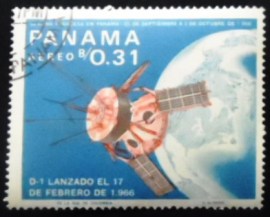 Selo postal do Panamá de 1966 D-1 A