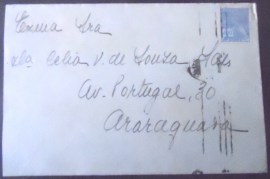 Envelope circulado em 1939 entre São Paulo x Araraquara