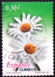 Selo postal da Espanha de 2007 Ox-eye daisy