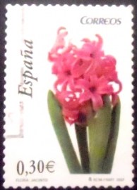 Selo postal da Espanha de 2007 Hyacinth