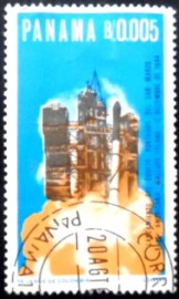 Selo postal do Panamá de 1966 San Marco 1