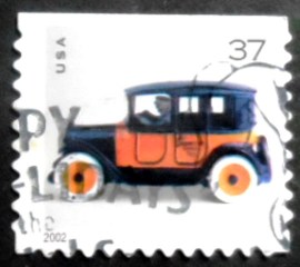 Selo postal dos Estados Unidos de 2002 Toy Taxicab
