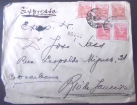 Envelope circulado em 1943 São Paulo / Rio de Janeiro