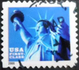 Selo postal dos Estados Unidos de 2000 Statue of Liberty