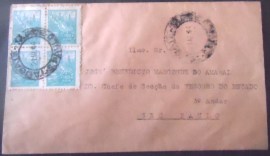 Envelope circulado em São Paulo em 1944