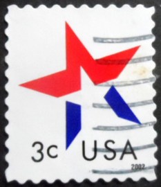 Selo postal dos Estados Unidos de 2002 Star