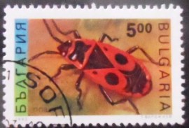 Selo postal da Bulgária de 1993 Firebug