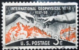 Selo postal dos Estados Unidos de 1958 Geophysical Year