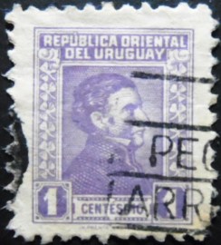 Selo postal do Uruguai de 1935 General José Artigas