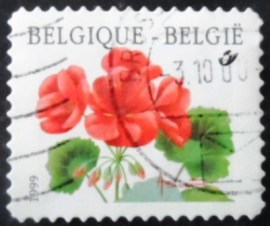 Selo postal da Bélgica de 1999 Geranium