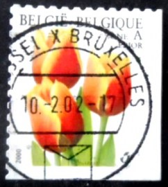 Selo postal da Bélgica de 2000 Tulip Triumph