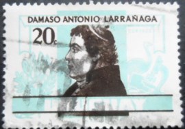 Selo postal do Uruguai de 1963 Damaso Antonio Larranaga