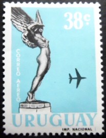 Selo postal do Uruguai de 1949 Engineering School