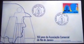 FDC Oficial nº337 de 1984 Associação Comercial Rio de Janeiro
