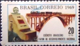 Selo Postal Comemorativo do Brasil de 1969 - C 645 M