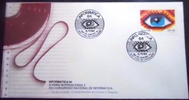 FDC Oficial de 1984 nº342 Informática 84