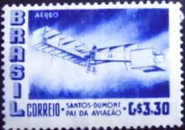 Selo postal AÉREO do Brasil de 1956 - A 81 N